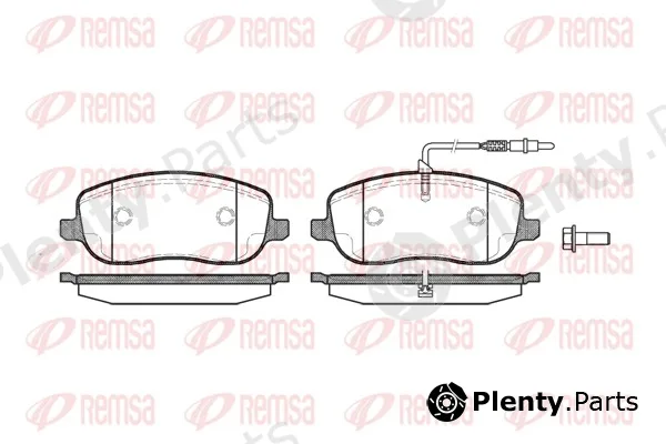 Remsa 0879.12 — Brake Pad Set, disc brake