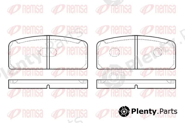 Remsa 0020.10 — Brake Pad Set, disc brake