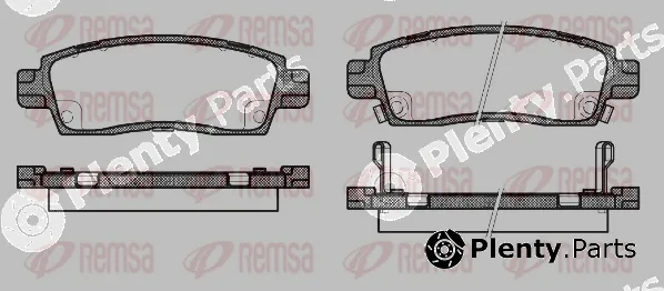 Remsa 0838.02 — Brake Pad Set, disc brake