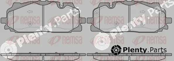 Remsa 1667.00 — Brake Pad Set, disc brake