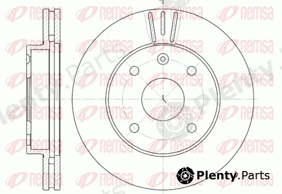 Remsa 6959.10 — Brake Disc