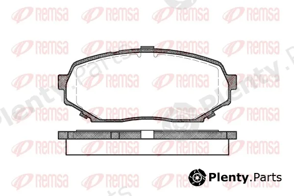 Remsa 0339.00 — Brake Pad Set, disc brake