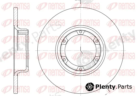 Remsa 6033.00 — Brake Disc