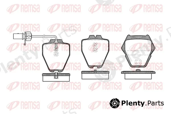 Remsa 0752.22 — Brake Pad Set, disc brake