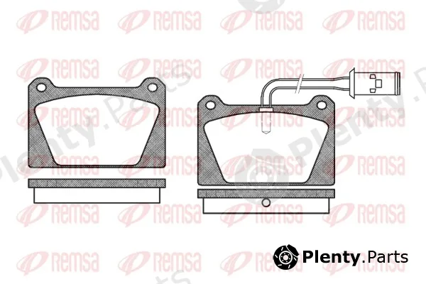 Remsa 0122.02 — Brake Pad Set, disc brake