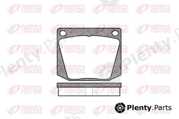 Remsa 0038.00 — Brake Pad Set, disc brake