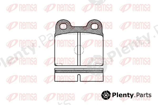 Remsa 0007.20 — Brake Pad Set, disc brake