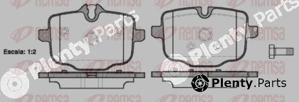 Remsa 1433.00 — Brake Pad Set, disc brake
