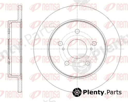 Remsa 61795.00 — Brake Disc