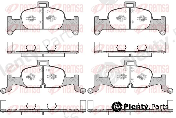 Remsa 1691.00 — Brake Pad Set, disc brake
