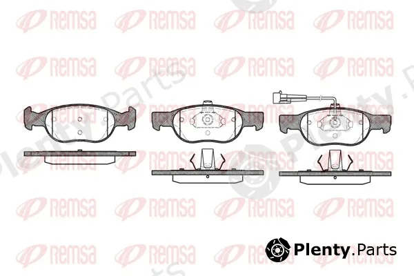 Remsa 0588.11 — Brake Pad Set, disc brake