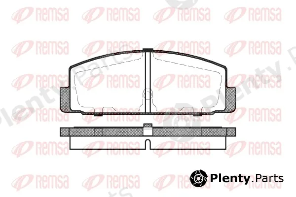 Remsa 0179.30 — Brake Pad Set, disc brake