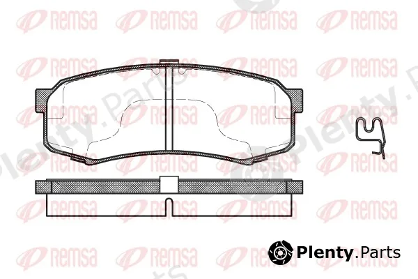 Remsa 0413.04 — Brake Pad Set, disc brake