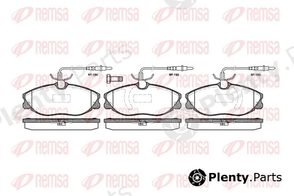 Remsa 0604.14 — Brake Pad Set, disc brake