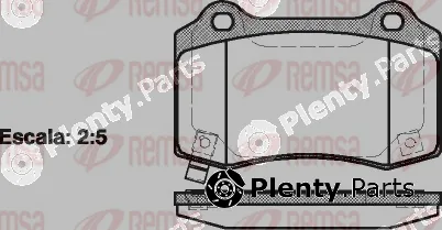 Remsa 0434.54 — Brake Pad Set, disc brake