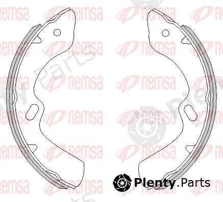 Remsa 4459.00 — Brake Shoe