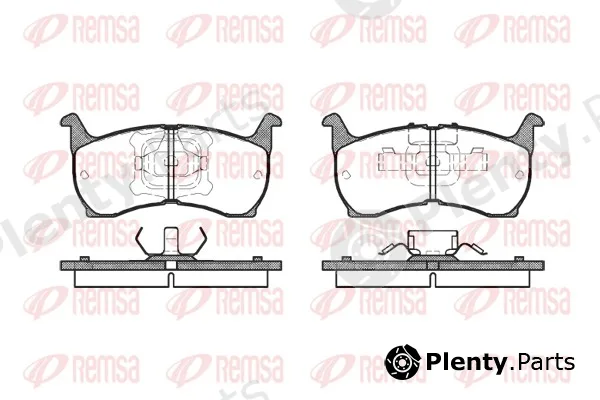 Remsa 0164.00 — Brake Pad Set, disc brake