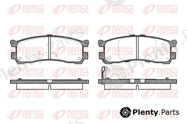 Remsa 0399.21 — Brake Pad Set, disc brake