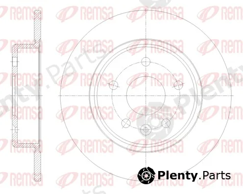 Remsa 61792.00 — Brake Disc