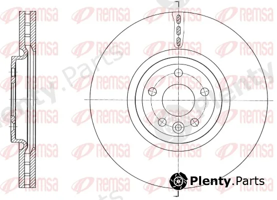 Remsa 61758.10 — Brake Disc