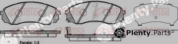 Remsa 1291.02 — Brake Pad Set, disc brake