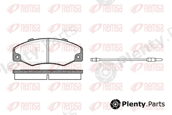 Remsa 0220.02 — Brake Pad Set, disc brake