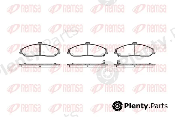 Remsa 0667.02 — Brake Pad Set, disc brake