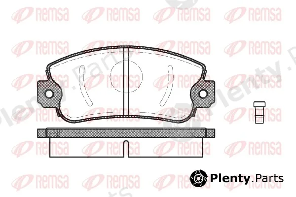 Remsa 0372.02 — Brake Pad Set, disc brake