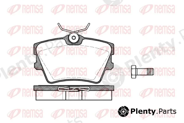 Remsa 0591.00 — Brake Pad Set, disc brake