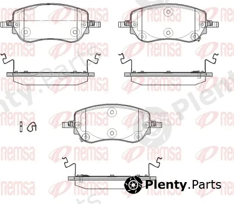 Remsa 1940.02 — Brake Pad Set, disc brake