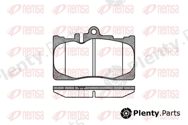 Remsa 0890.00 — Brake Pad Set, disc brake
