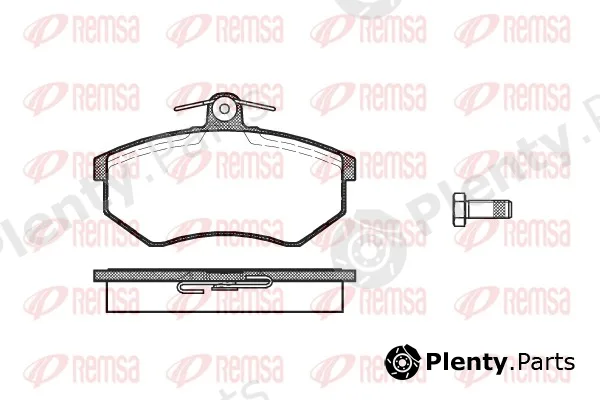 Remsa 0134.00 — Brake Pad Set, disc brake