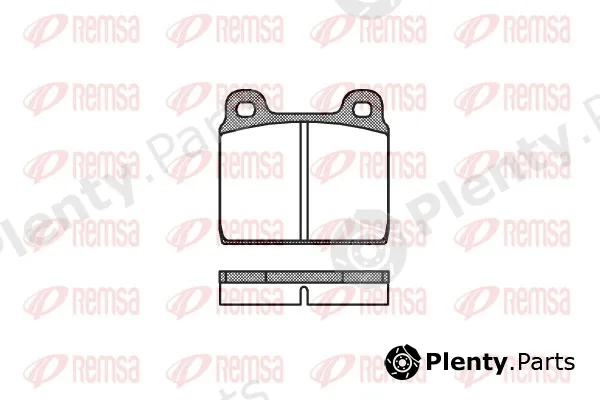 Remsa 0002.00 — Brake Pad Set, disc brake