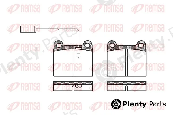 Remsa 0006.91 — Brake Pad Set, disc brake