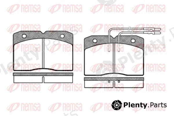 Remsa 0211.04 — Brake Pad Set, disc brake