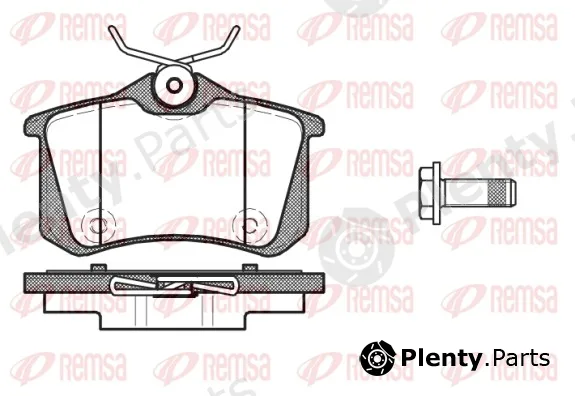 Remsa 1391.10 — Brake Pad Set, disc brake