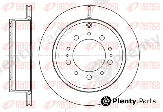 Remsa 61257.10 — Brake Disc