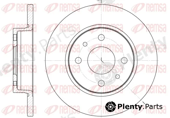 Remsa 6089.00 — Brake Disc