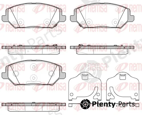 Remsa 1783.02 — Brake Pad Set, disc brake
