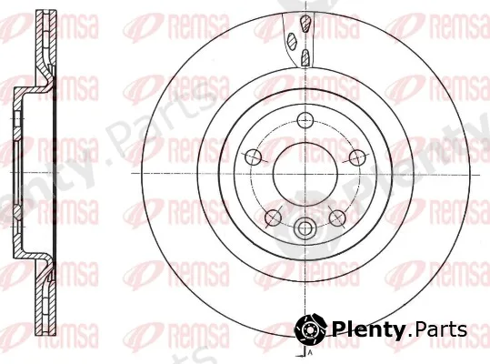 Remsa 61759.10 — Brake Disc