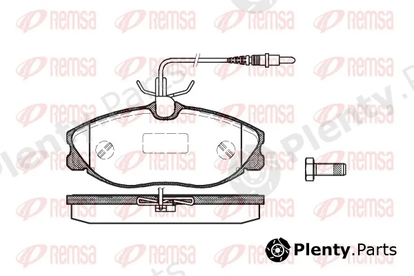 Remsa 0604.04 — Brake Pad Set, disc brake