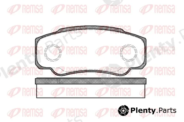 Remsa 0961.00 — Brake Pad Set, disc brake