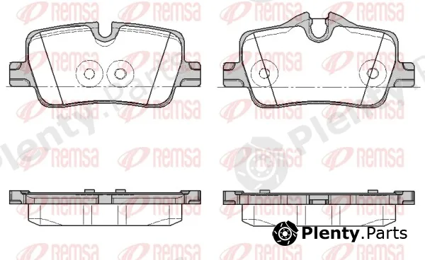 Remsa 1873.00 — Brake Pad Set, disc brake