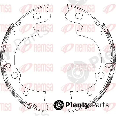 Remsa 4150.00 — Brake Shoe