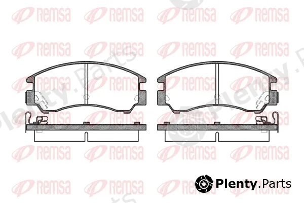 Remsa 0191.04 — Brake Pad Set, disc brake