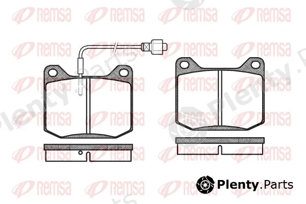 Remsa 0045.02 — Brake Pad Set, disc brake