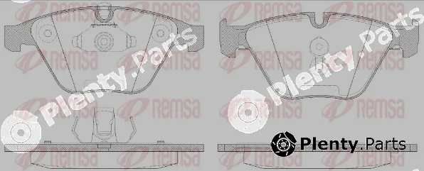 Remsa 0857.50 — Brake Pad Set, disc brake