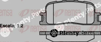 Remsa 0854.00 — Brake Pad Set, disc brake