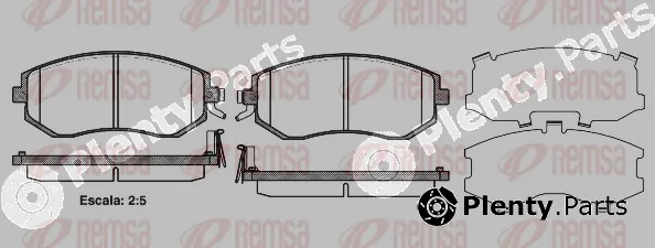 Remsa 0951.04 — Brake Pad Set, disc brake