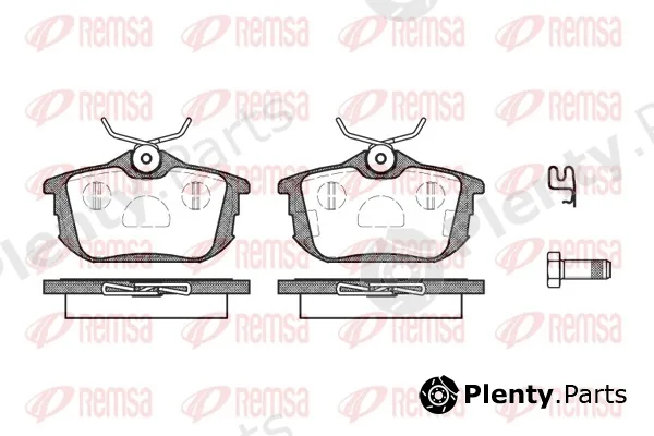 Remsa 0605.12 — Brake Pad Set, disc brake